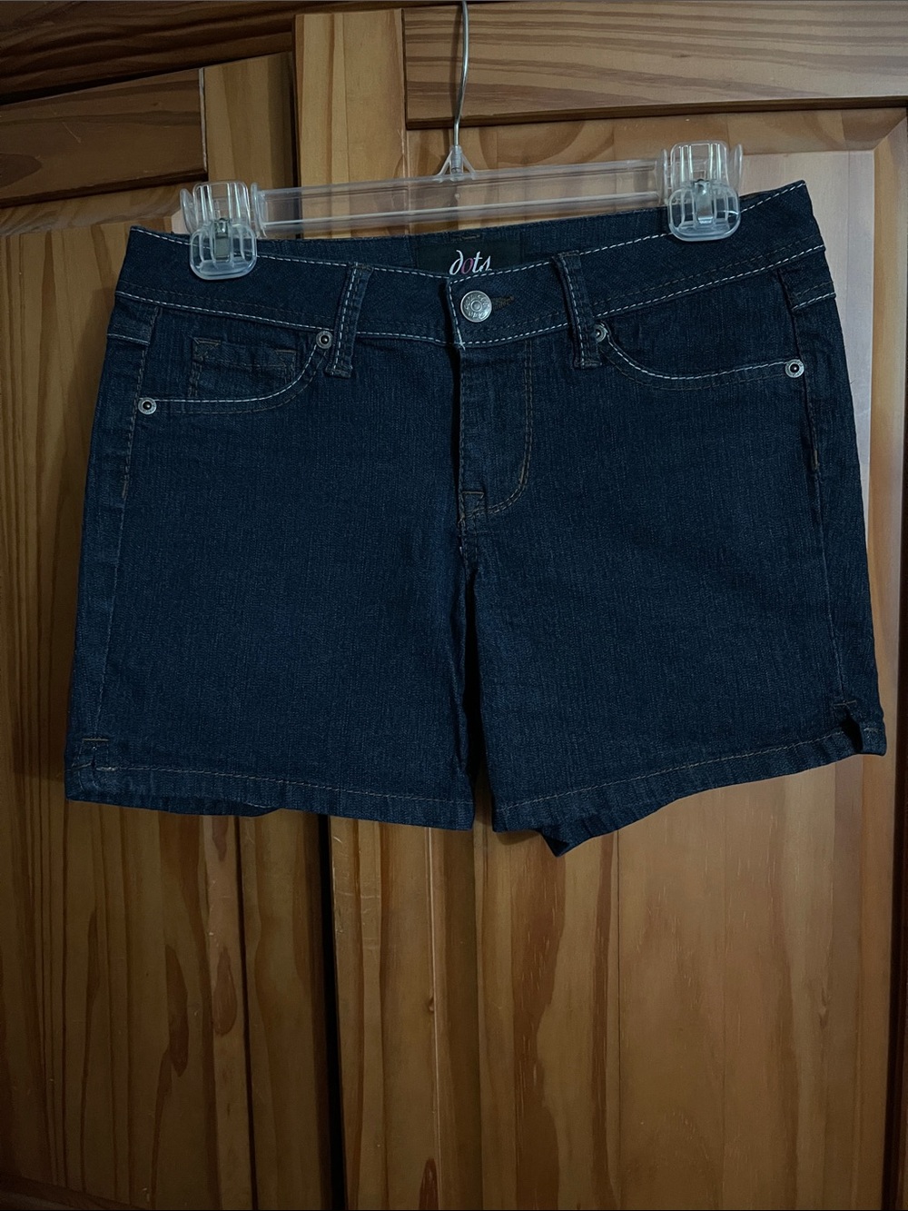 Dots Y2K Dark Blue Denim SEXY Jean Shorts